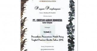 CGI among TOP 3 Best Performing Companies in Banten Provience, West Java